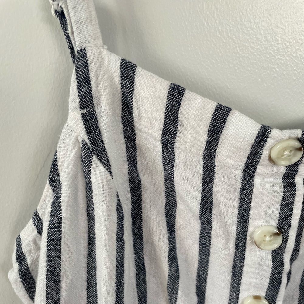 Old navy women’s xs  vertical stripes jumpsuit - Picture 2 of 8